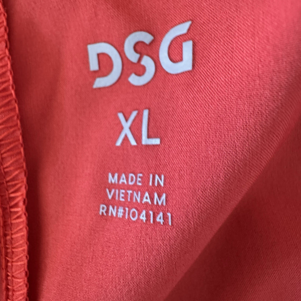 DSG Men's XL 6" Agility Woven Short Red Sun NWT Athletic Gym Running Training