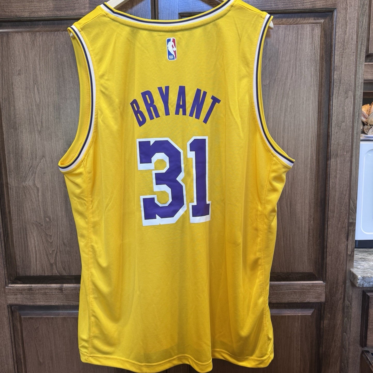 Los Angeles Lakers Bryant #31 Jersey Gold 2XL Fanatics NBA Authentic NEW No Tag