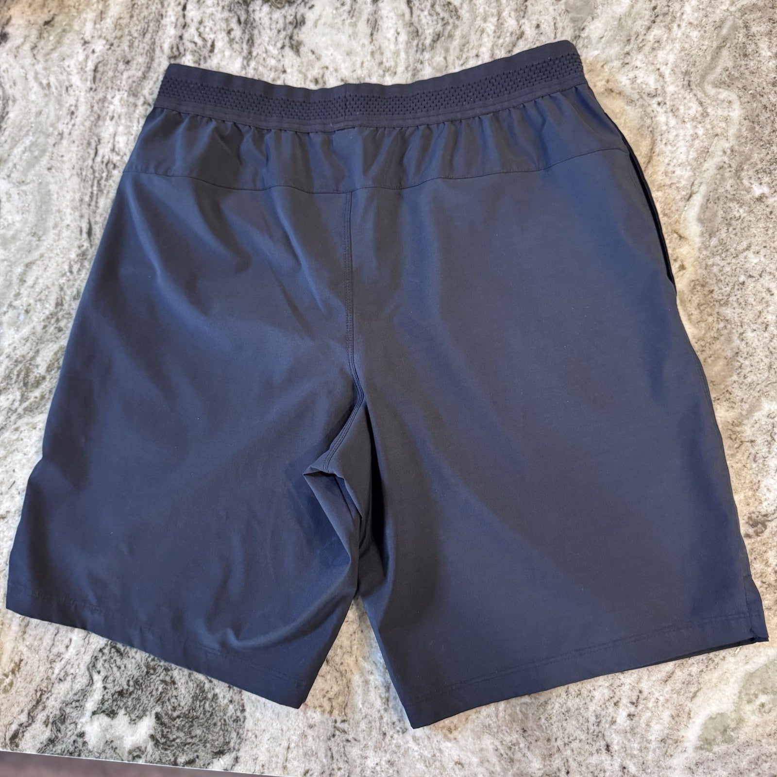 Fabletics The Fundamental Shorts Performance Blue Brief Lined Mens XS  9" Inseam