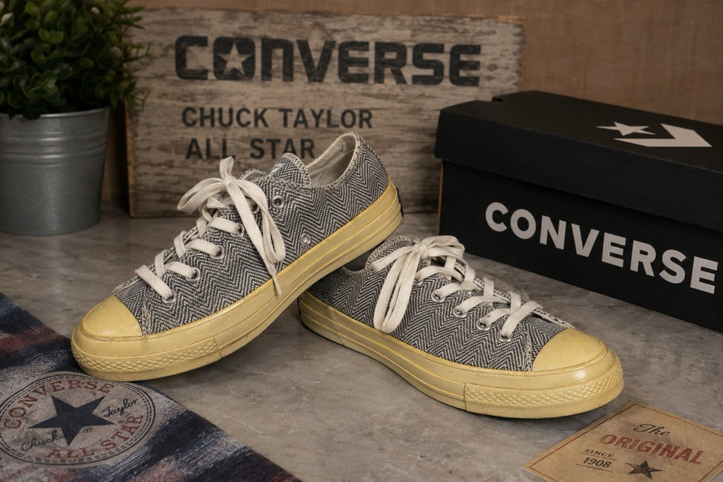 Converse Chuck 70 Renew Cotton Herringbone Low Top M6 W8 166703C