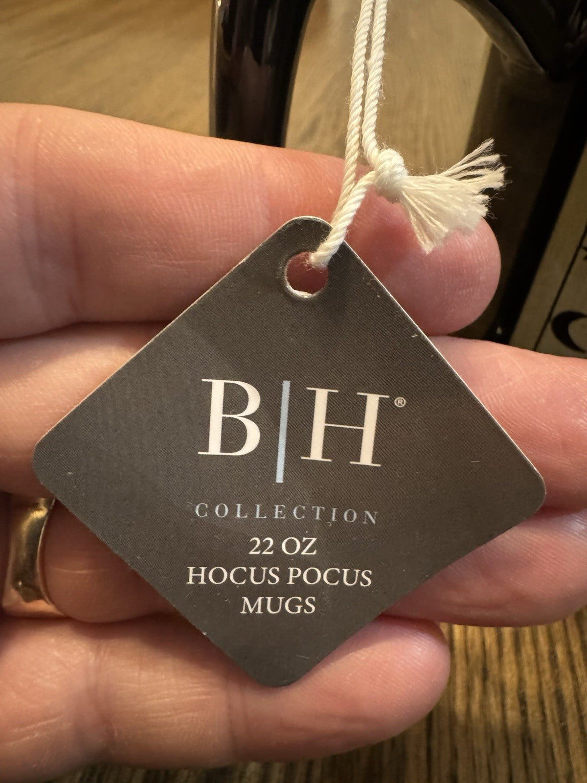 Blue Harbor Hocus Pocus Happy Halloween Skull Large Ceramic 22oz  Coffee Cup Mug