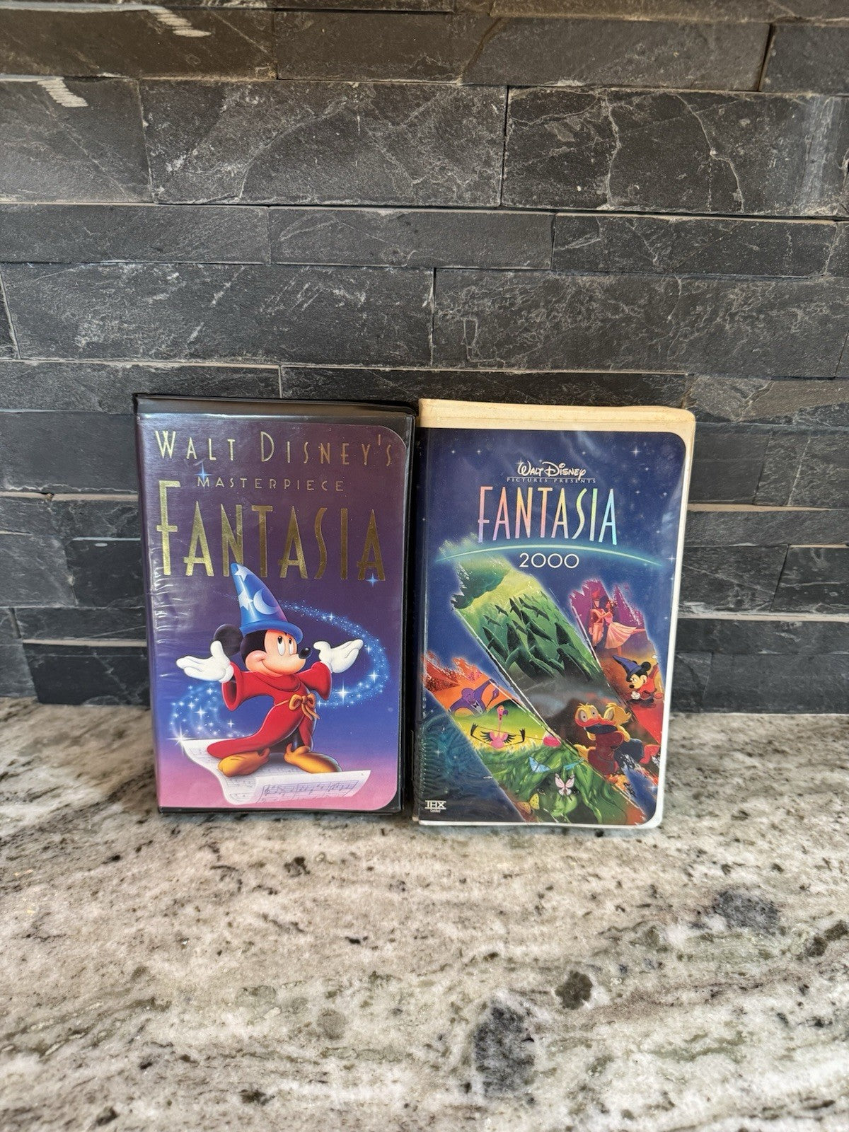 Walt Disney's Masterpiece Fantasia Original (VHS, 1991) & Fantasia 2000 