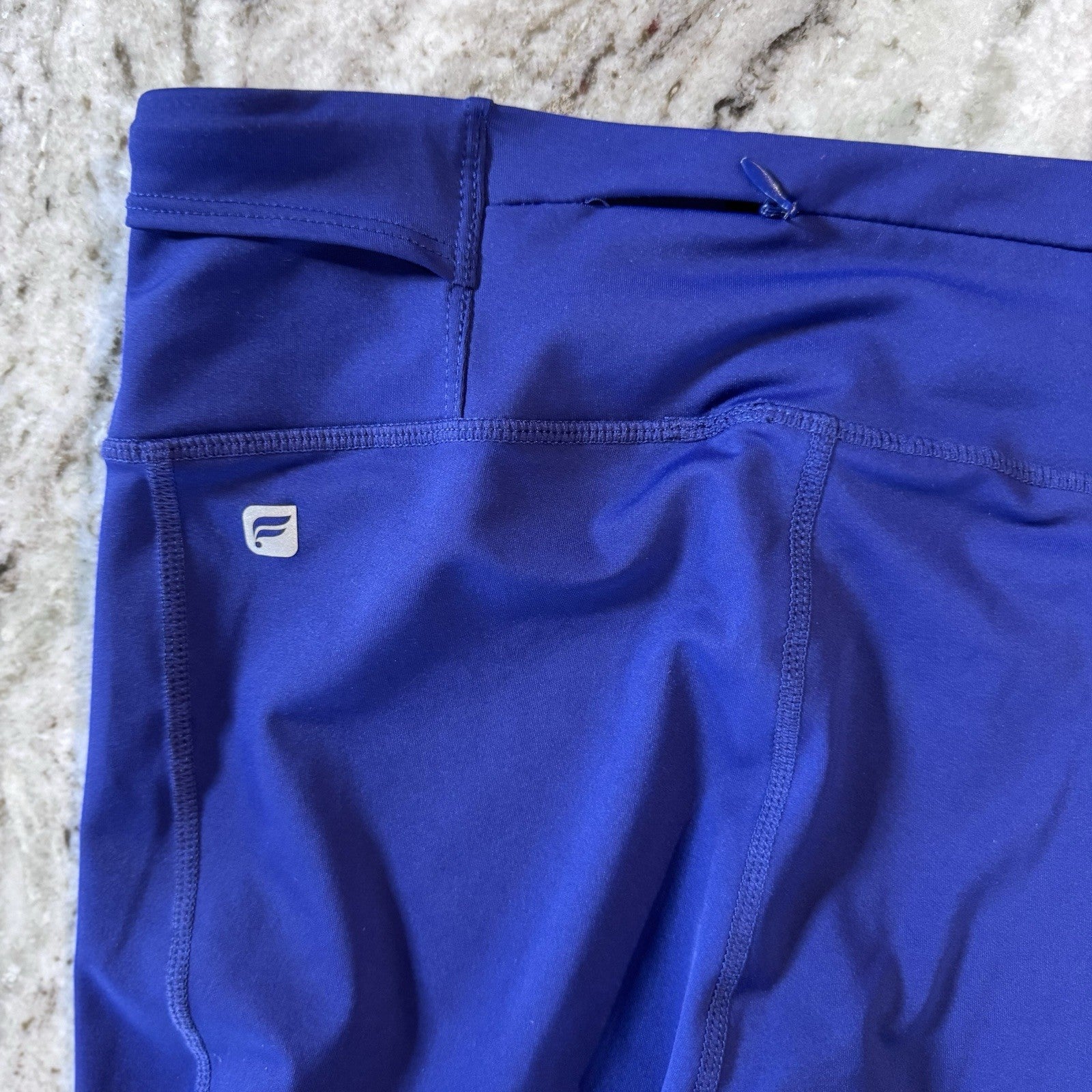 Fabletics Women’s PowerHold Leggings Small Blue High Waist Stretch Workout Pants