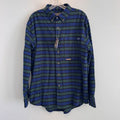 NWT medium Men’s Drake Autumn Brushed Twill Plaid Button-Down Long Sleeve Shirt