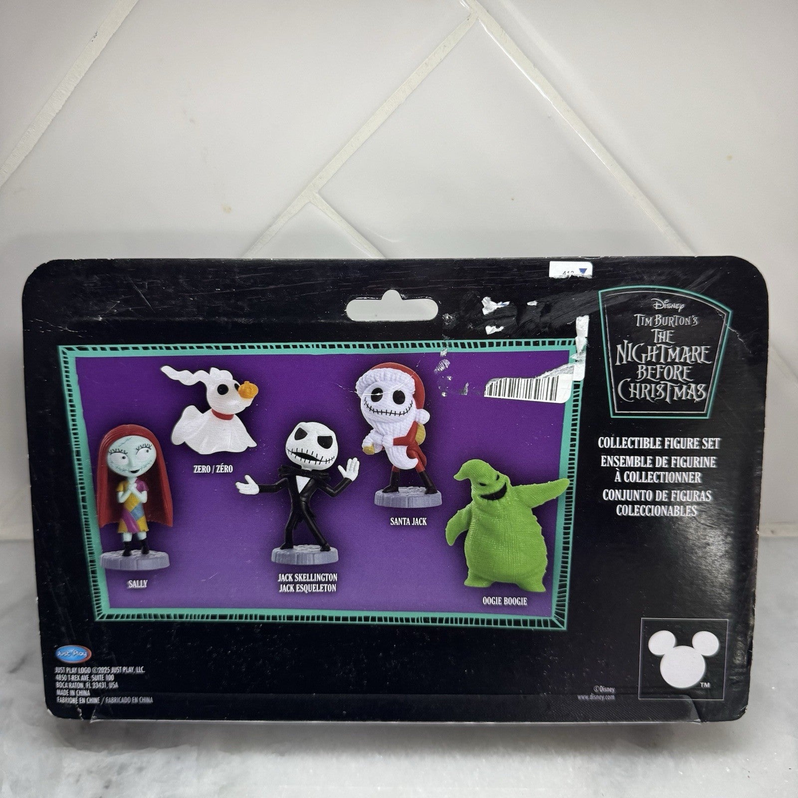 Disney Tim Burton’s The Nightmare Before Christmas–2.5” Collectible Figure 5-PCK