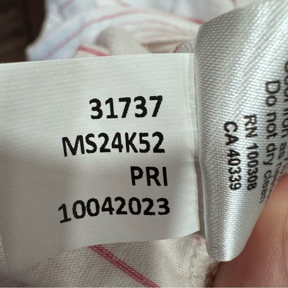 Peter Millar Crown Men's Small Primrose Harp Stripe Polo MSRP $115