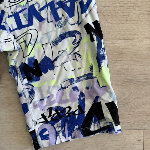 Calvin Klein Performance Leggings Small Abstract Print Stretch Activewear