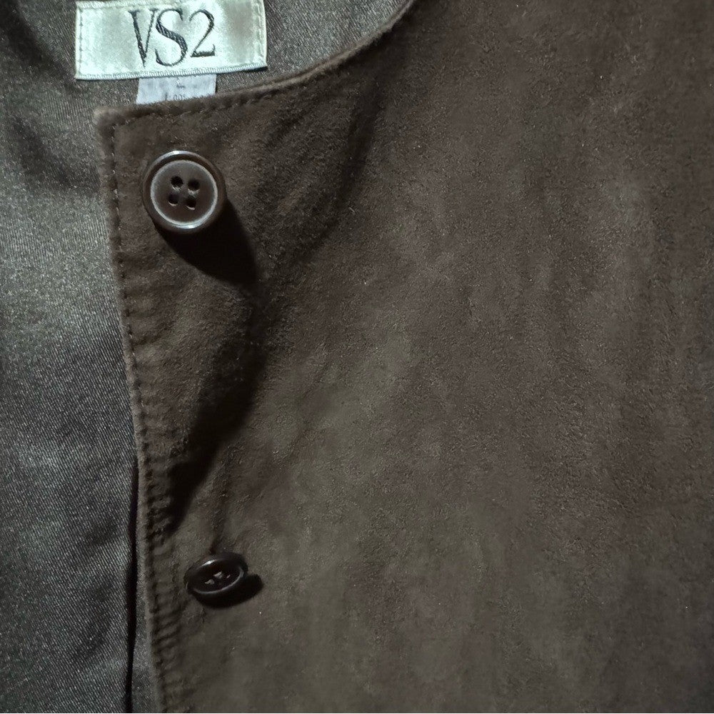 Vakko/VS2 Vintage Genuine 100% GOAT Suede Jacket Size Large Y2K Millennial
