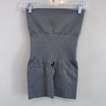 MeMoi High Waisted Padded Butt Lifter Shapewear Shorts Grey Tummy Control Medium