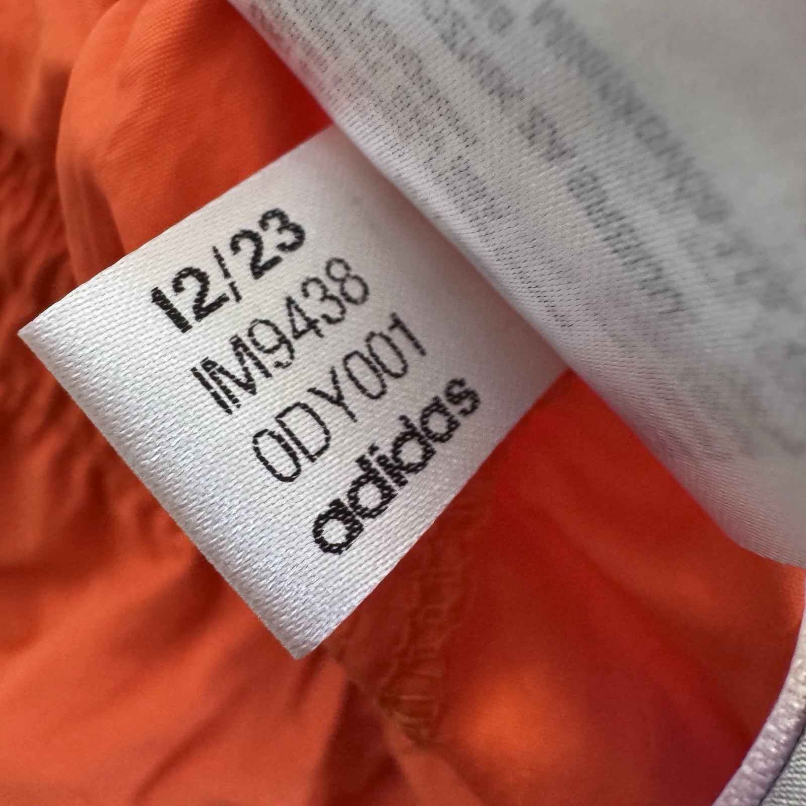 NWT Adidas Originals Orange 3-Stripe Shorts XS Drawstring  Retro Tennessee