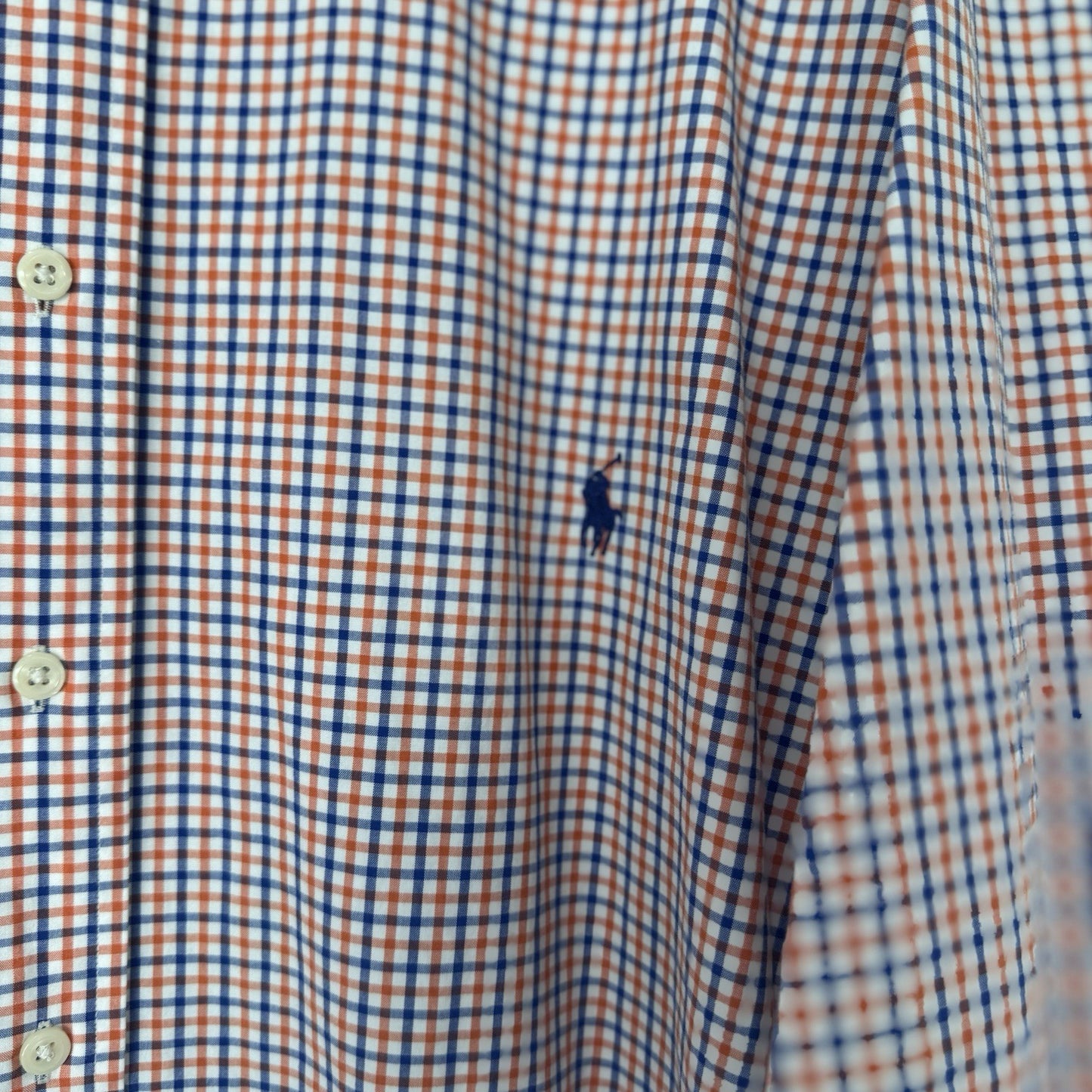 Ralph Lauren Classic Fit Plaid Button Down Shirt Mens 3XLT Tall