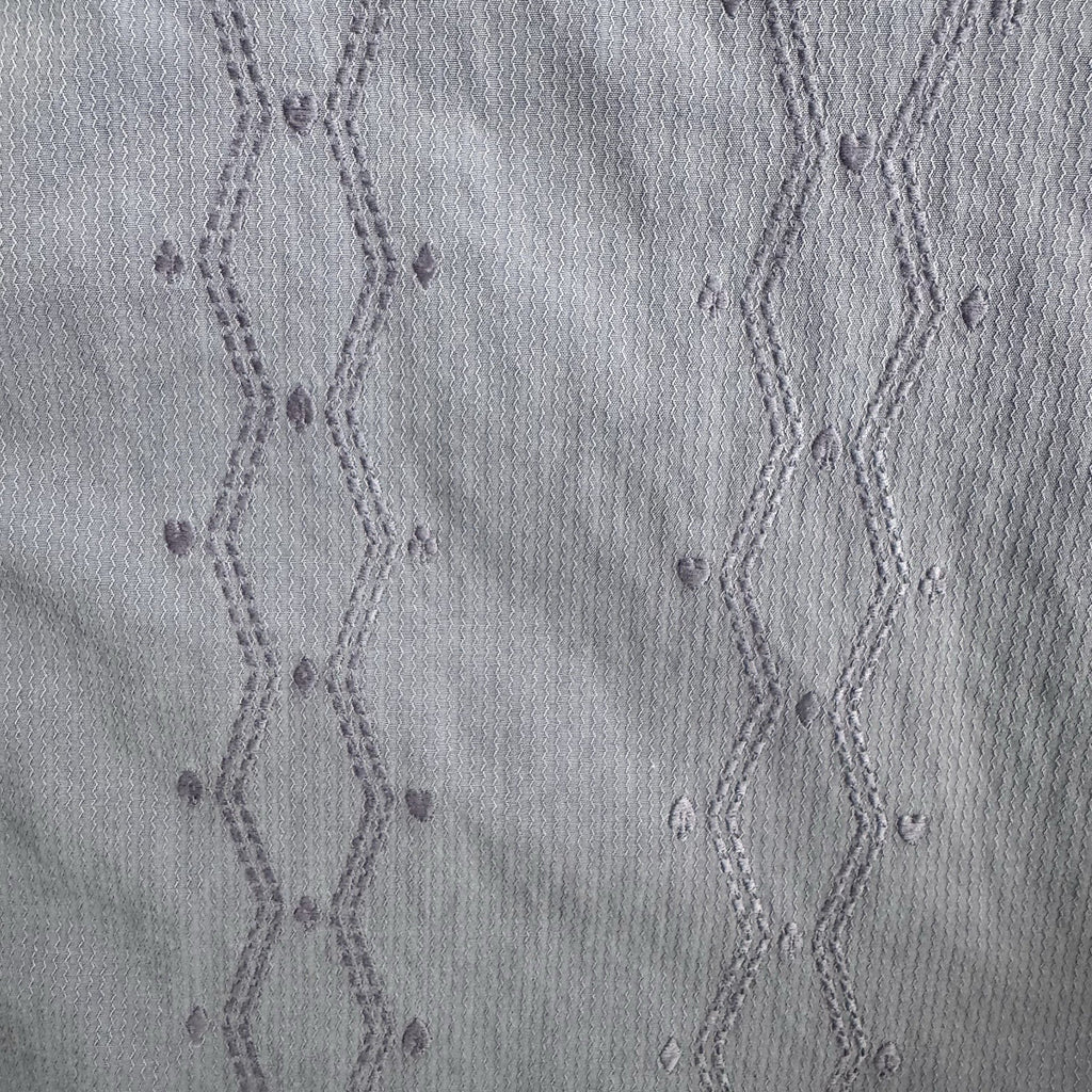 Tommy Bahama Shirt M Purple Silk Camp Button Front Embroidered