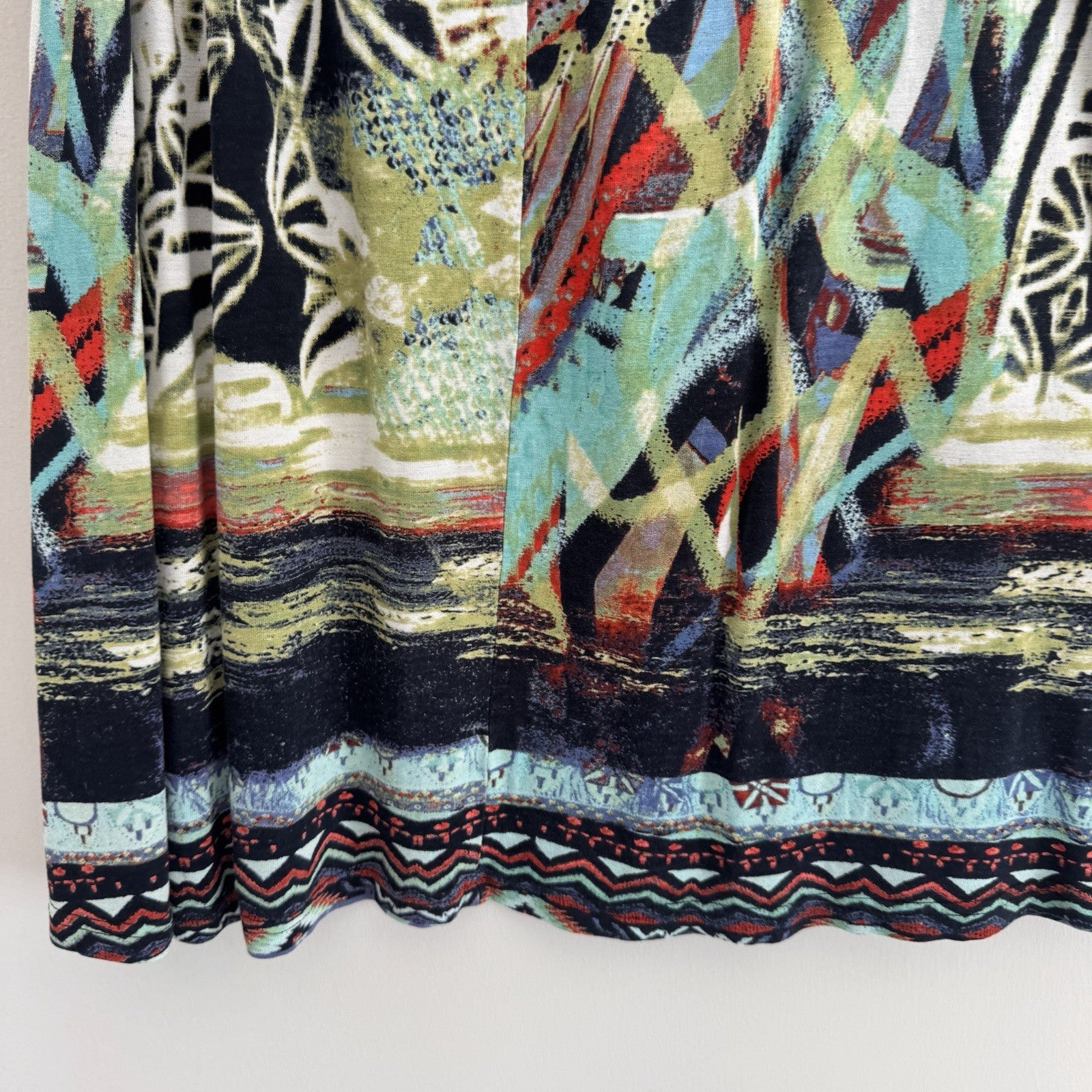 Parsley & Sage Tank Dress Large Boho Abstract Print Sleeveless Women’s