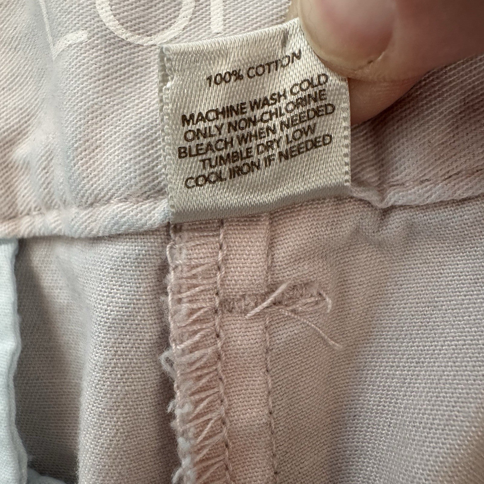 Women’s Ann Taylor LOFT Pink Cotton Shorts Sz 8 Chino Casual Preppy