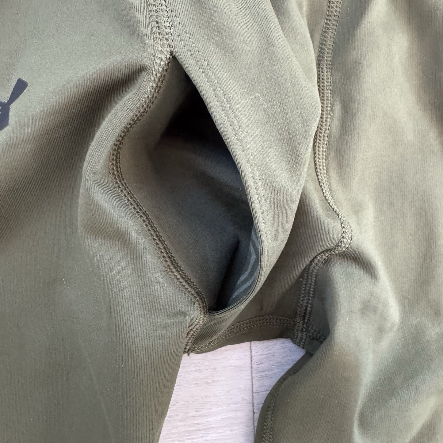 Under Armour ColdGear Mens Fitted Thermal Leggings Green Size Small