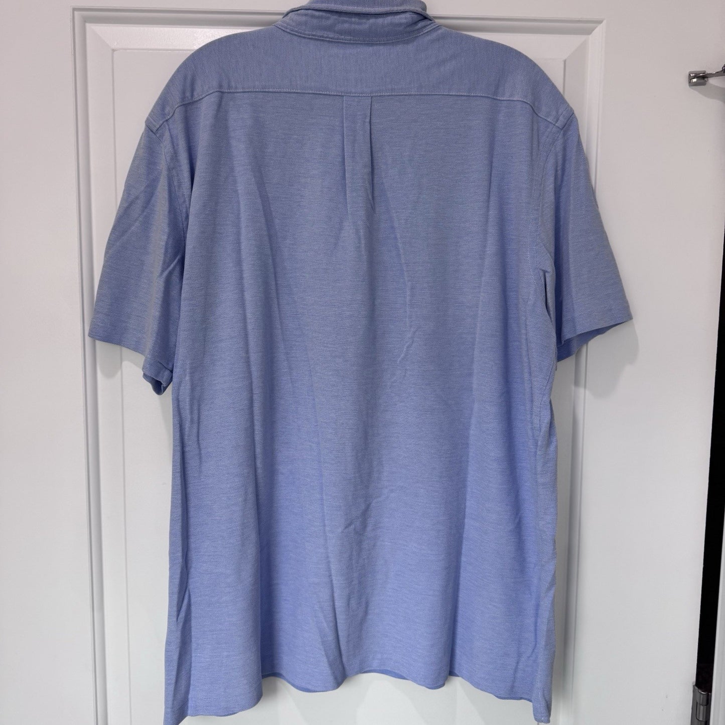 Ralph Lauren Knit Oxford Polo Shirt XXL Blue Short Sleeve 100% Cotton