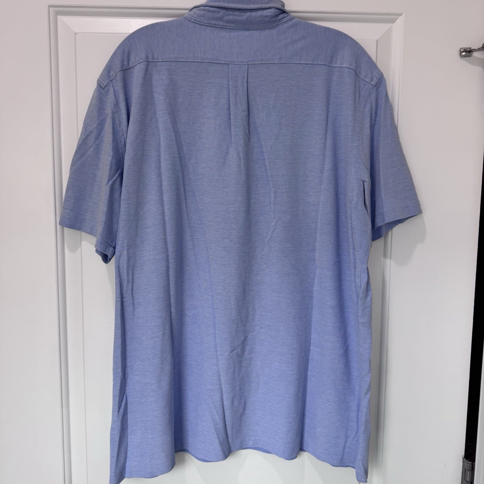 Ralph Lauren Knit Oxford Polo Shirt XXL Blue Short Sleeve 100% Cotton