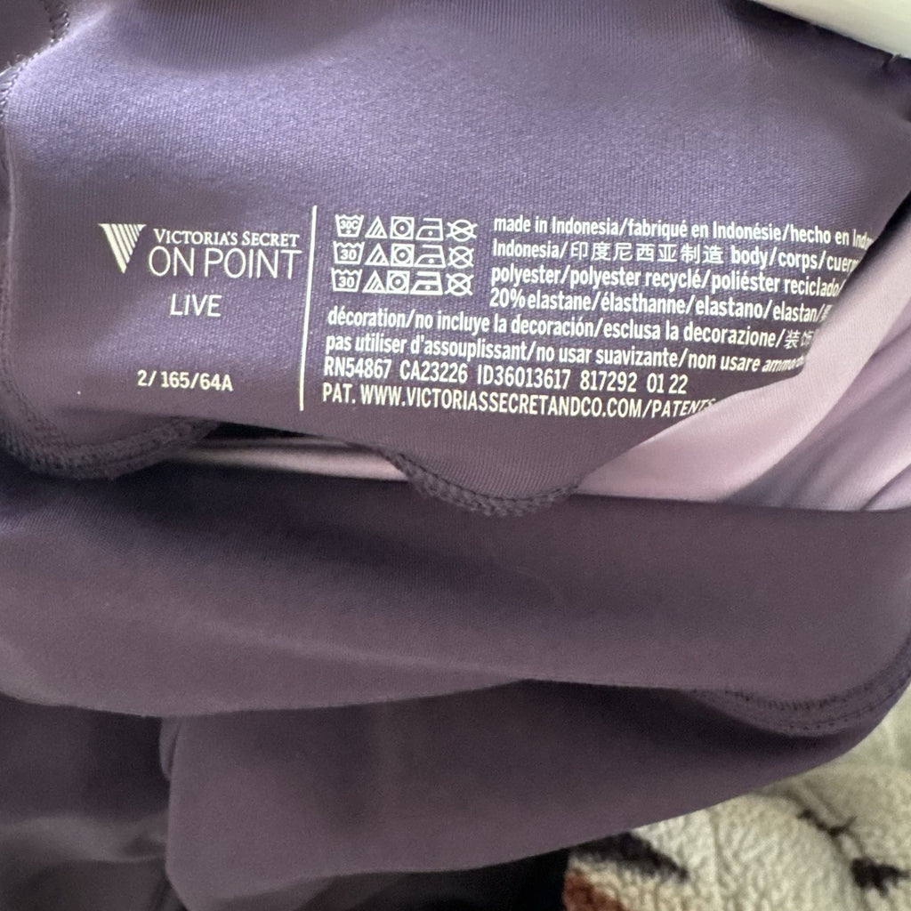 Victoria’s Secret On Point Crossover Legging 2 Purple 7/8 NWT