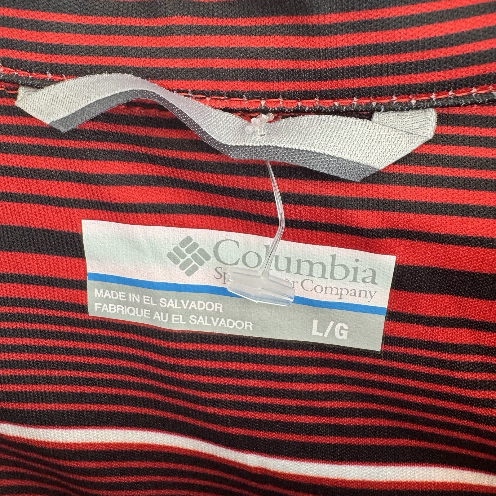 Georgia Bulldogs UGA Red Columbia PFG Super Terminal Tackle Polo Size Large