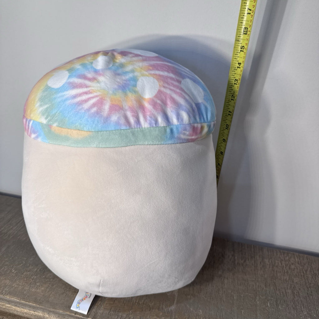 Squishmallows Kervena Tie Dye Mushroom 14” Plush S14 #1234 2021 Tags