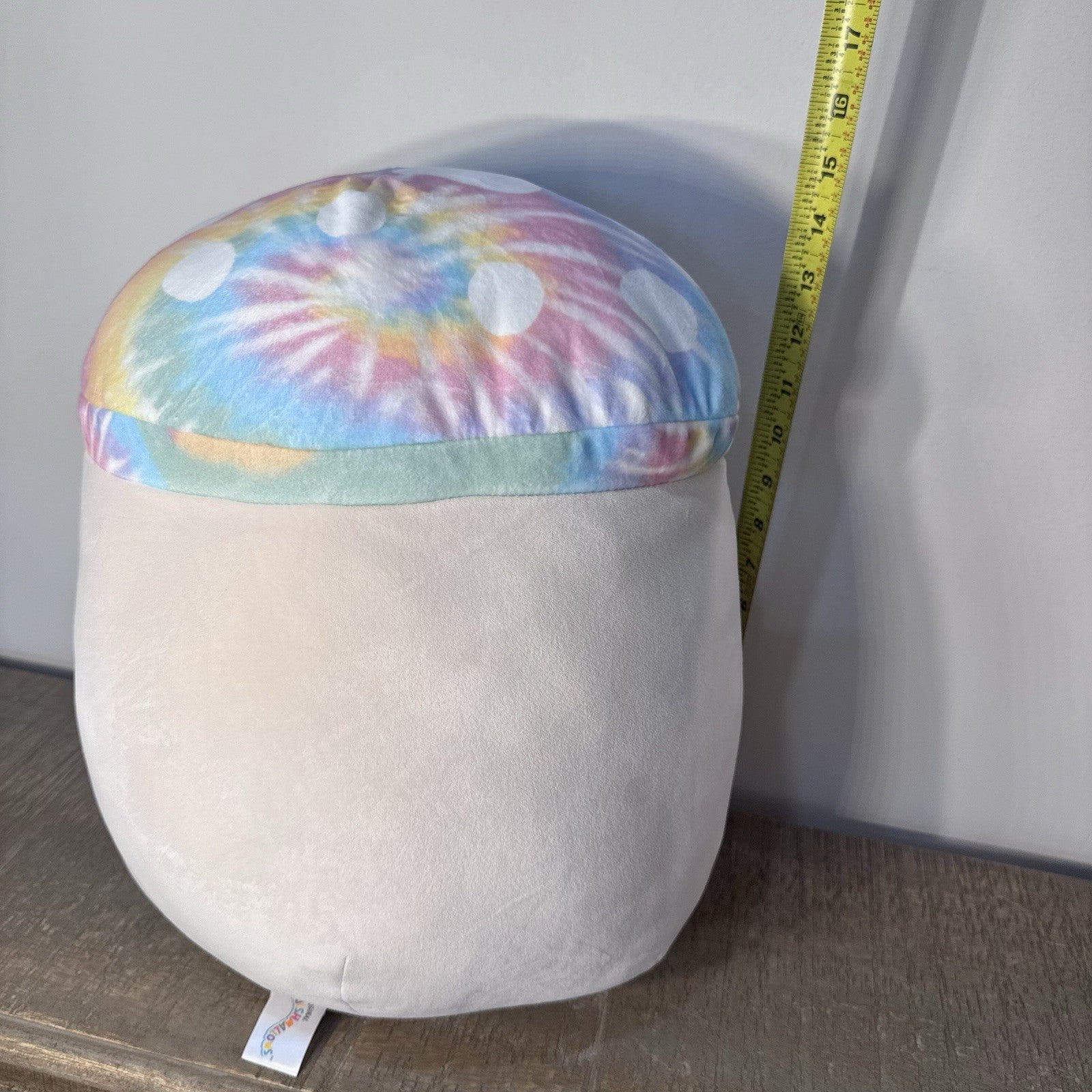 Squishmallows Kervena Tie Dye Mushroom 14” Plush S14 #1234 2021 Tags