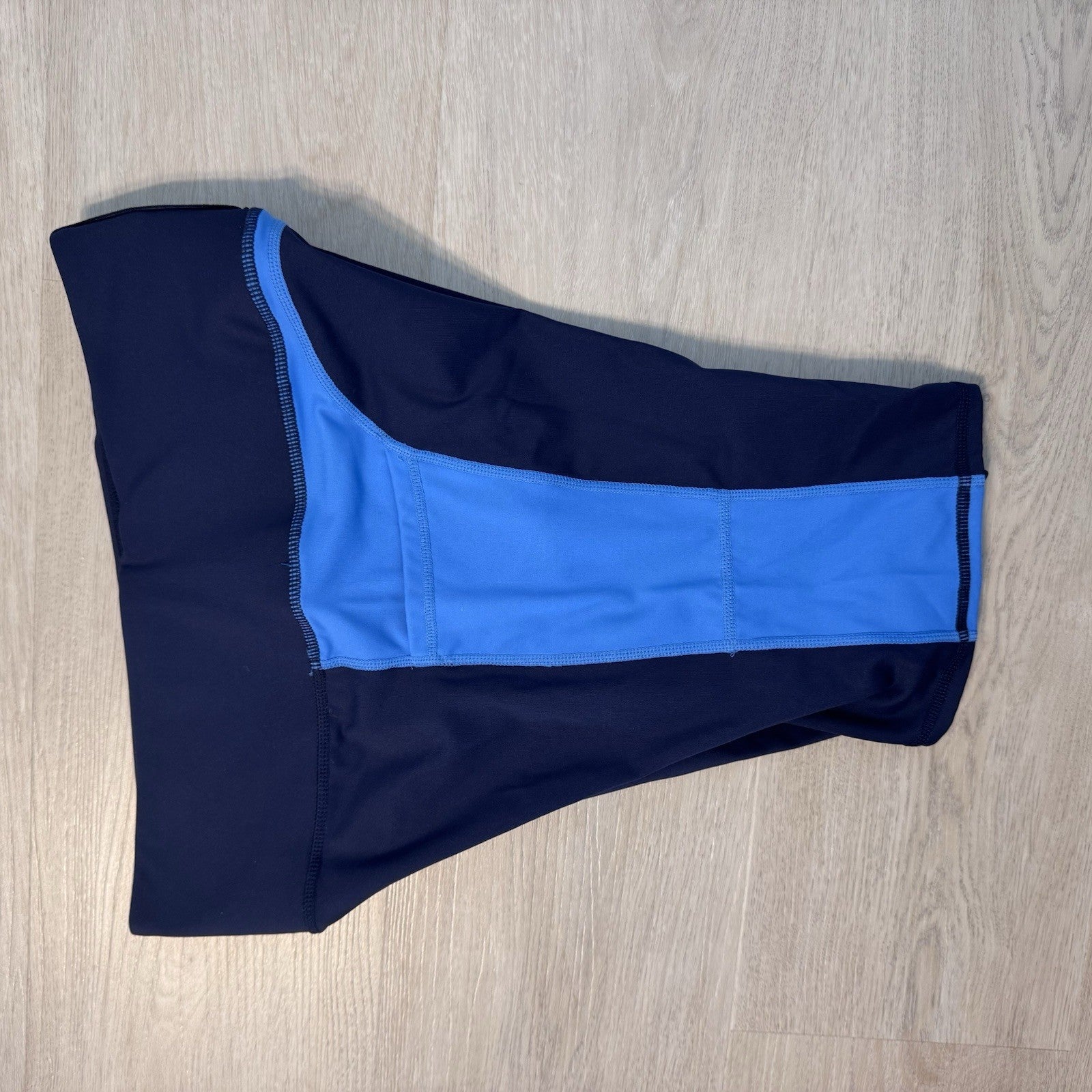 Fourlaps Re-Up Compression Shorts Womens Small Black Blue Athletic Running