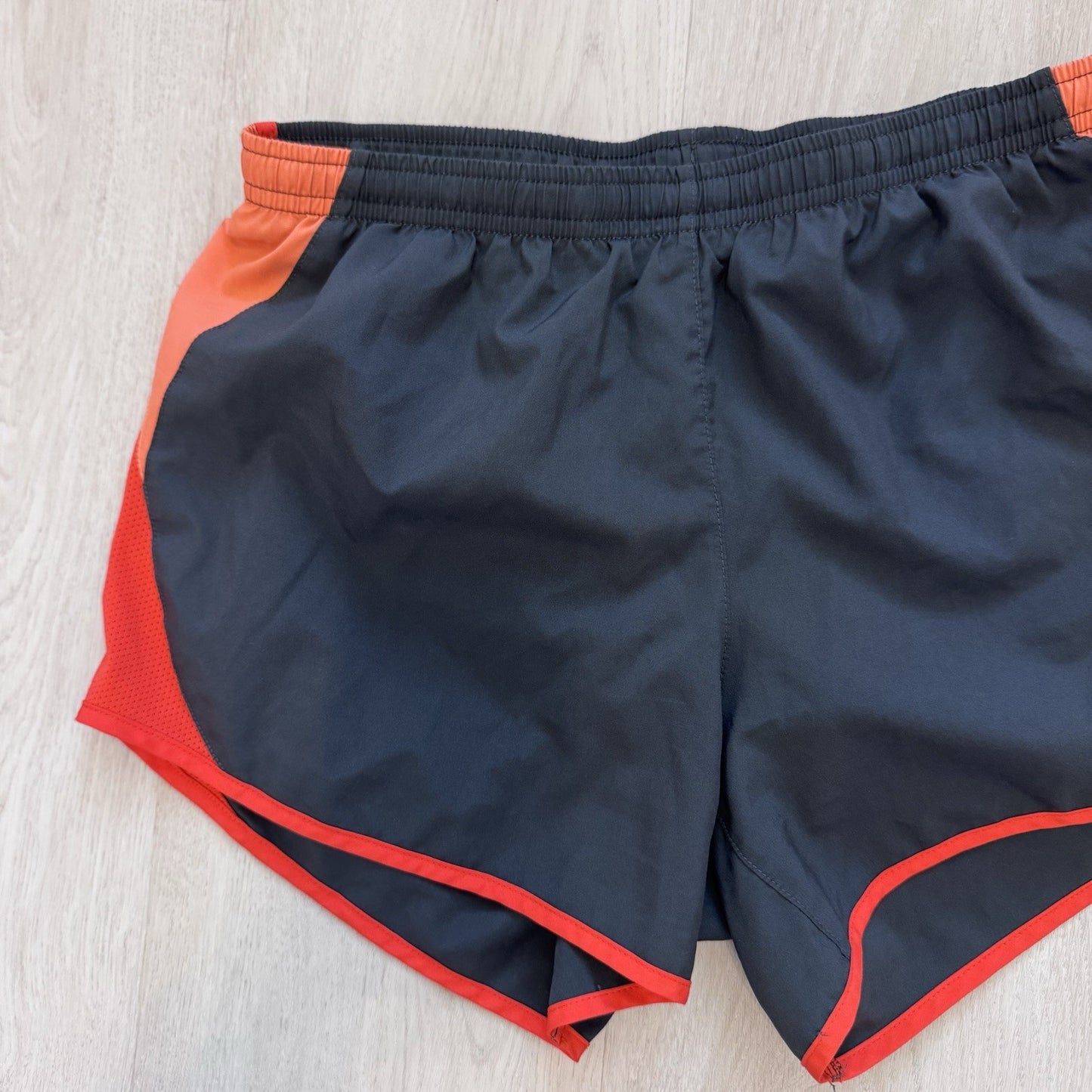 Nike Dri-Fit Womens Running Shorts Small Blue Red Athletic Activewear