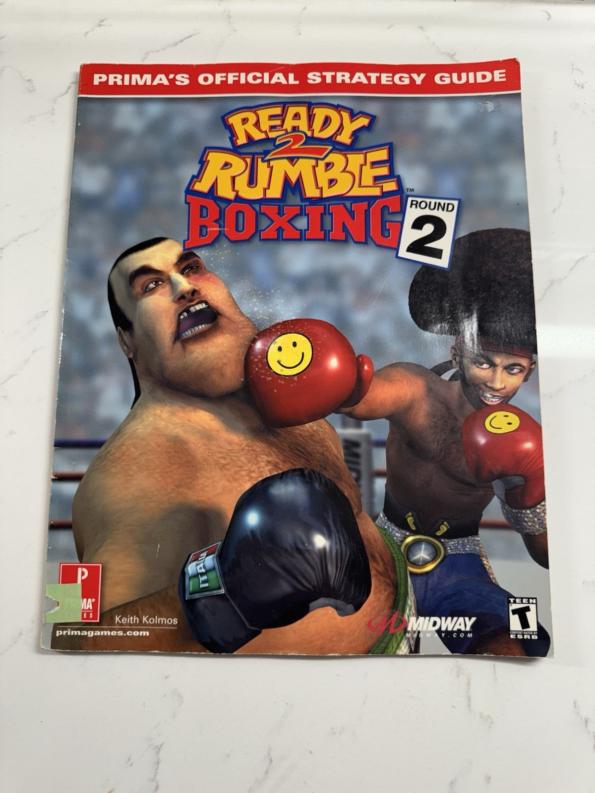 Vintage Ready 2 Rumble Boxing Round 2 Official Strategy Guide Prima Rare