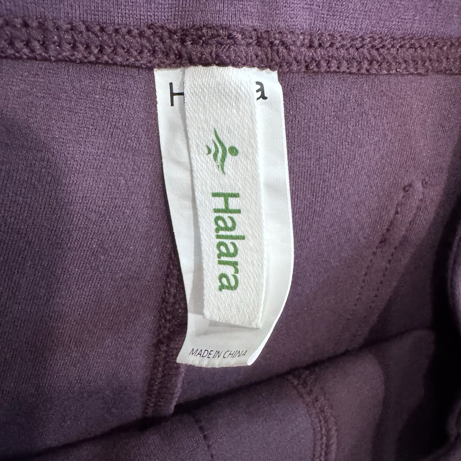 Halara Purple Flare Dress Pants High Waisted Work Office Stretch Yoga Pants Med