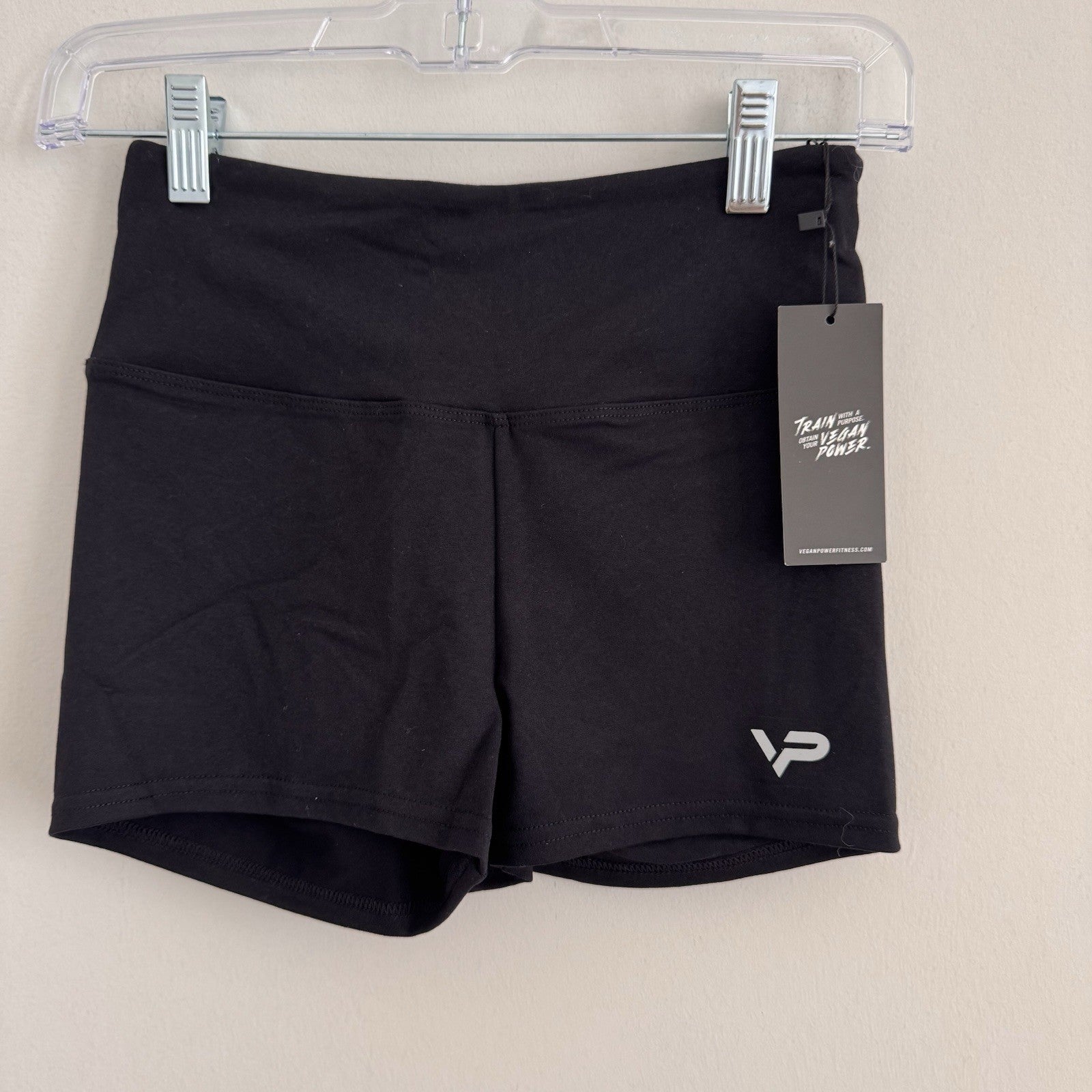 High Waist Scrunch Butt Shorts Women’s Yoga Gym Fitness Athletic Black Size SML