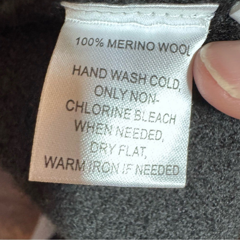 Ann Taylor LOFT Merino Wool Black Blazer Jacket | Size M