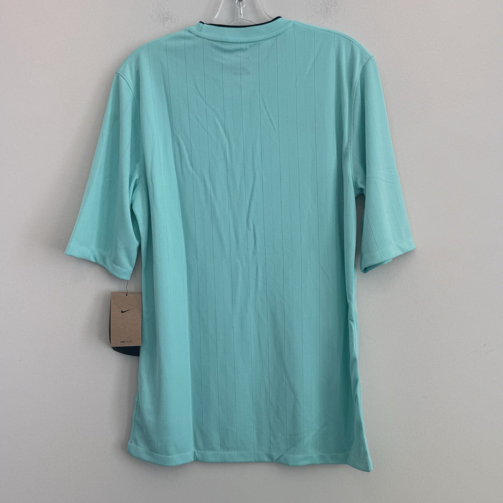 Nike Dri-FIT Soccer Referee Double Pocket Shirt Blue DH8024-447 Size Medium NWT