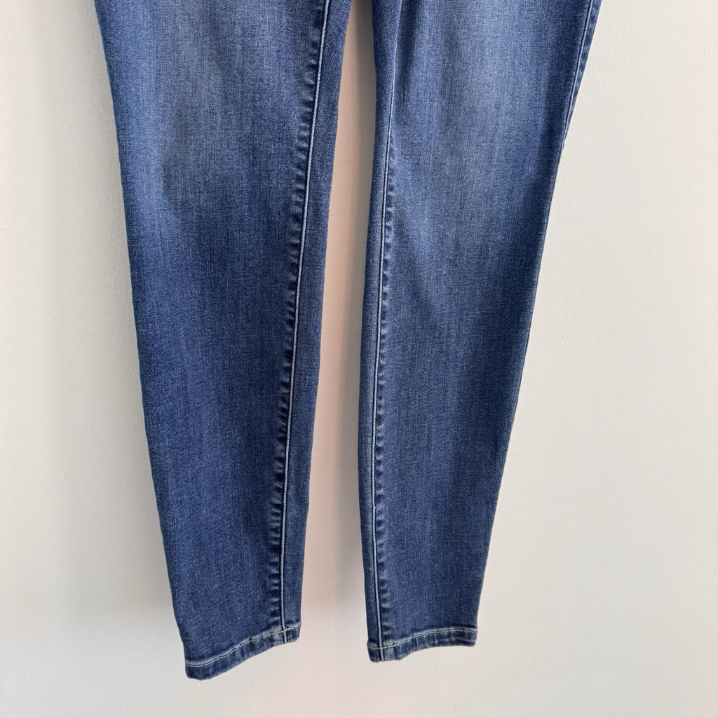 Torrid Womens 14R Blue Denim Jeggings High Rise 3-Button Fly Stretch Skinny