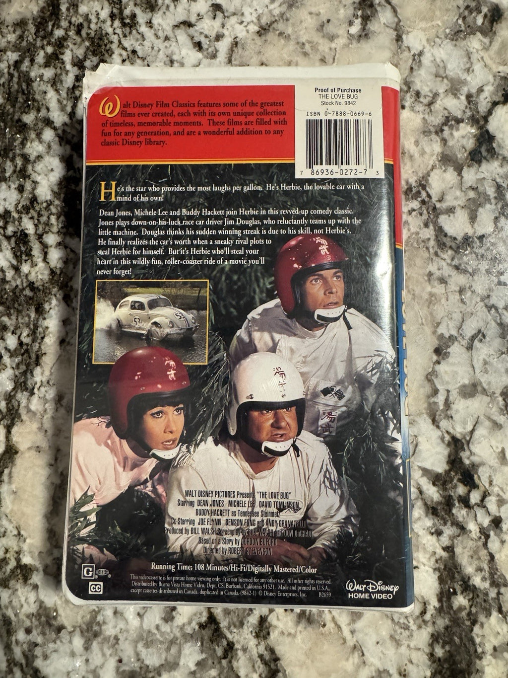 Herbie the Love Bug VHS Lot: The Love Bug & Herbie Rides Again Vintage
