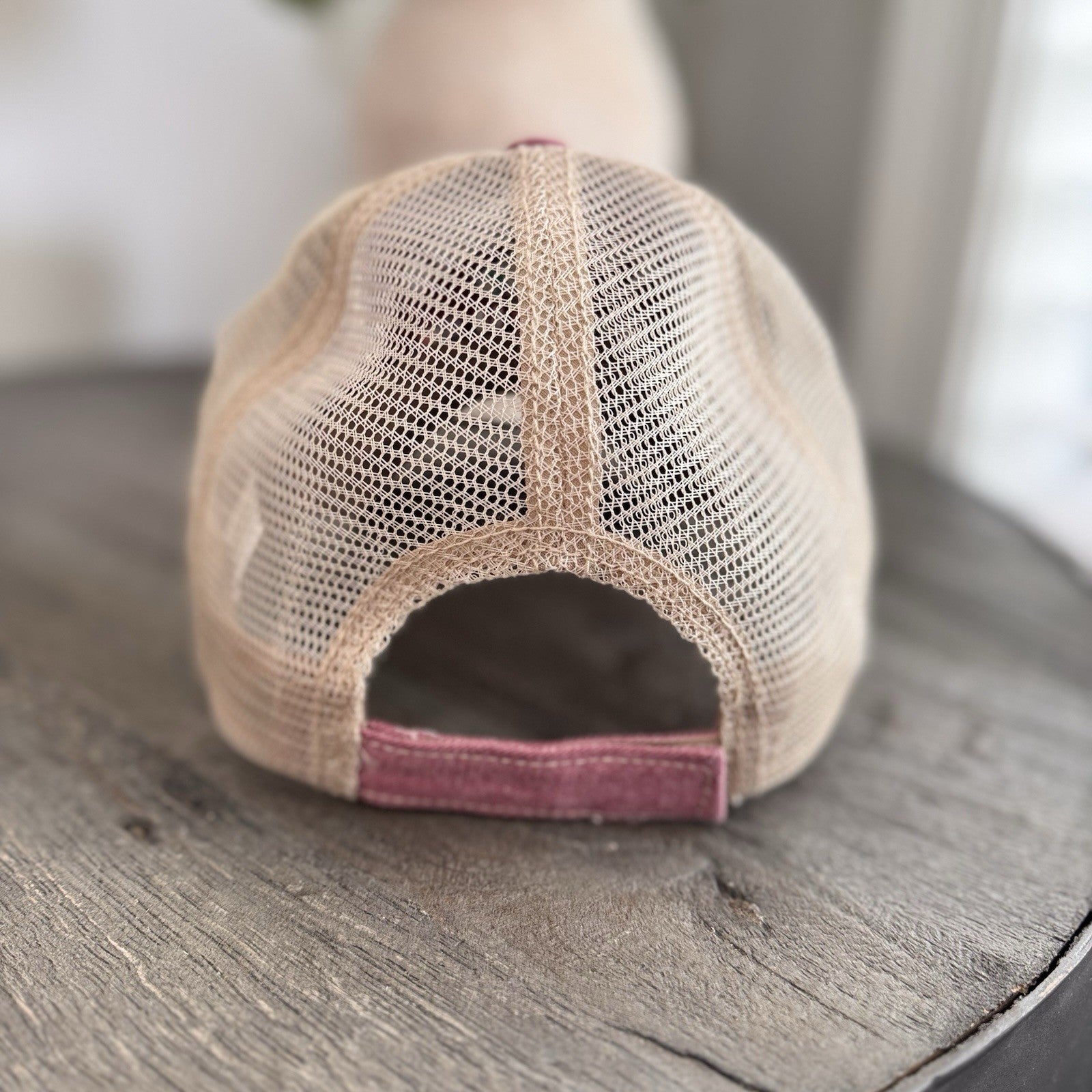 Katydid “I’ll Bring The Alcohol” Distressed Trucker Hat NWT Pink Boutique Cute