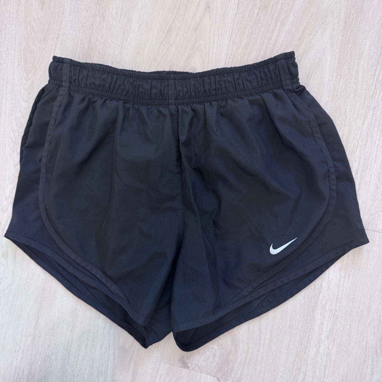 Nike Dri-Fit Womens Running Shorts Small Black Athletic Workout Activewear
