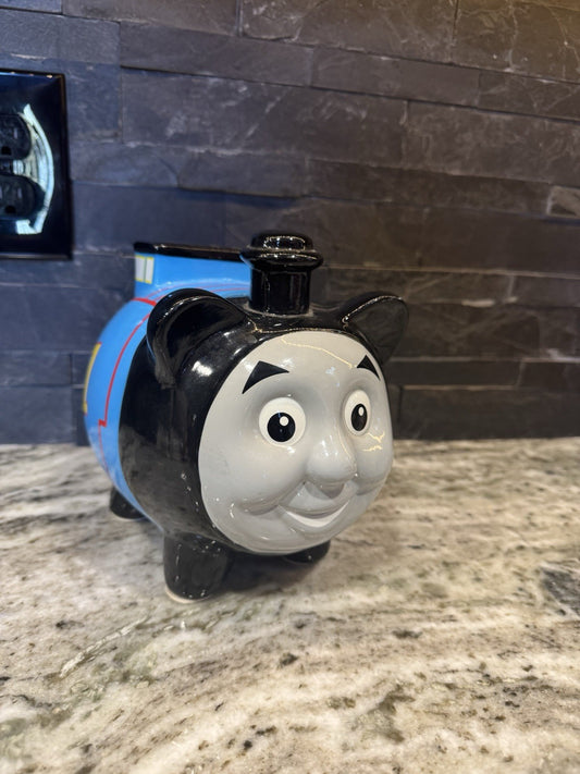 Classic, Rare,  Thomas the Train, Ceramic Piggy Bank, from Thomas & Friends.