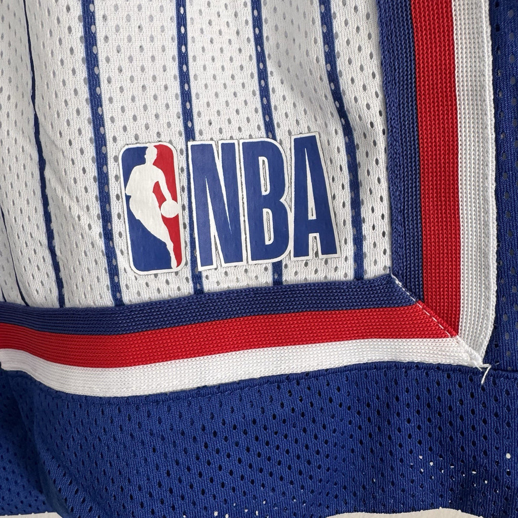 NBA Eastern Western Conference Medium Basketball Shorts White Blue Men’s NWT