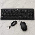 HP Wireless Keyboard & Mouse Combo USB Receiver Black HSA-A005K Full Size