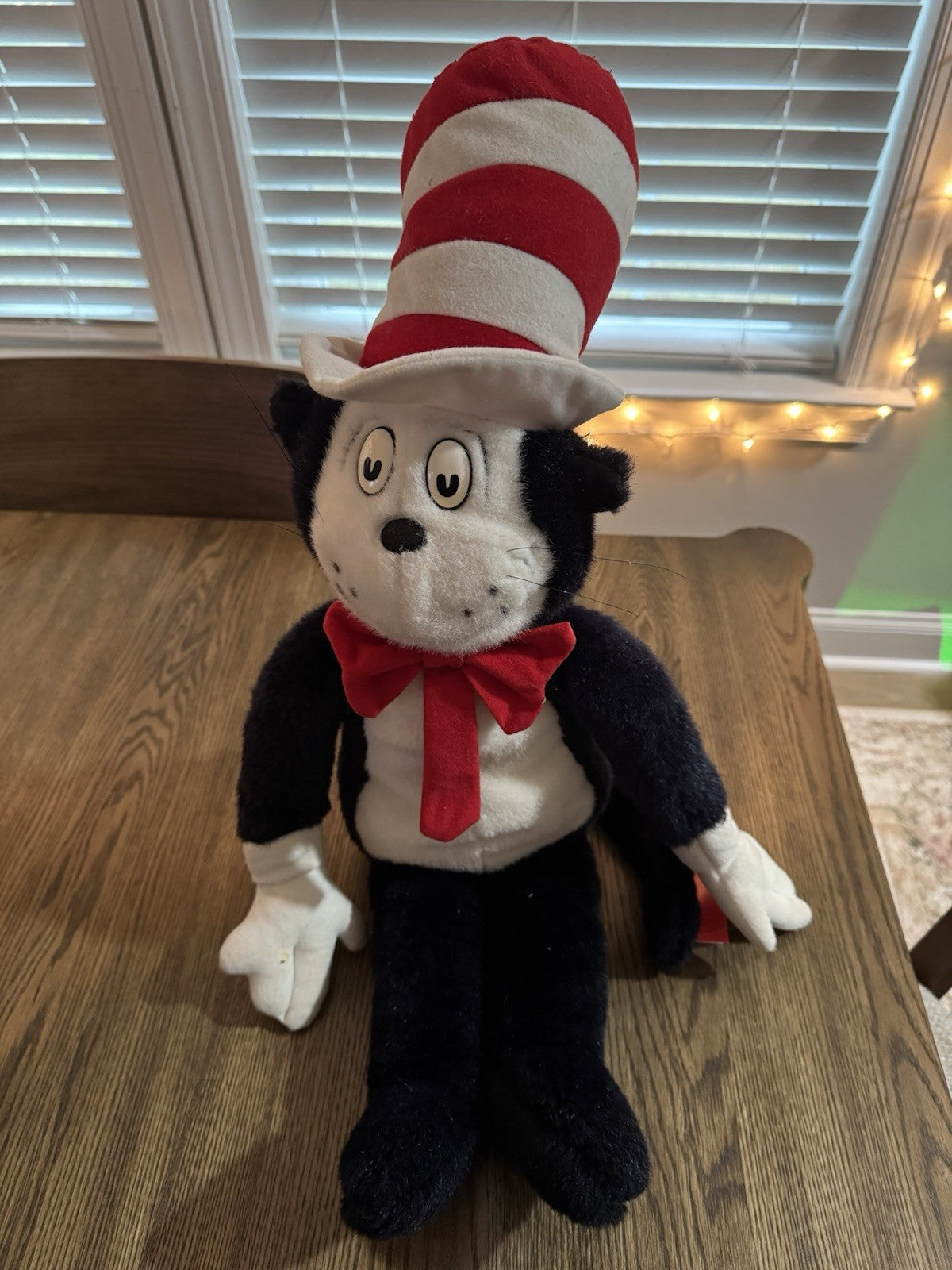 Vintage Dr Seuss Cat in the Hat Plush Toy Stuffed Animal Macys 1995 Big 30" Size