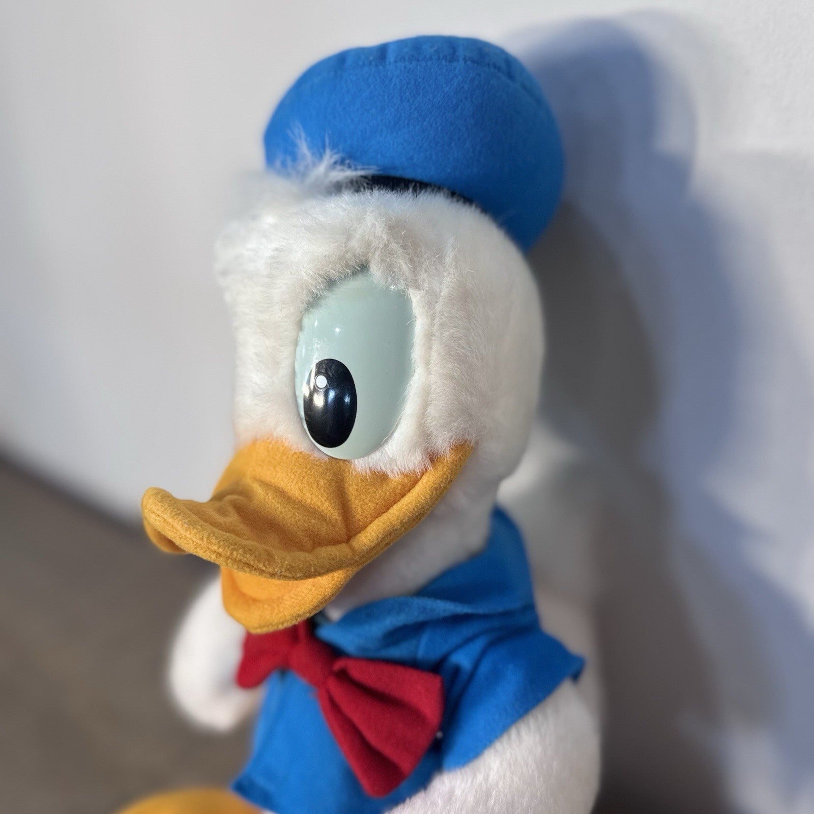 Disney Donald Duck Plush 12” Stuffed Animal Blue Sailor Outfit Vintage Style