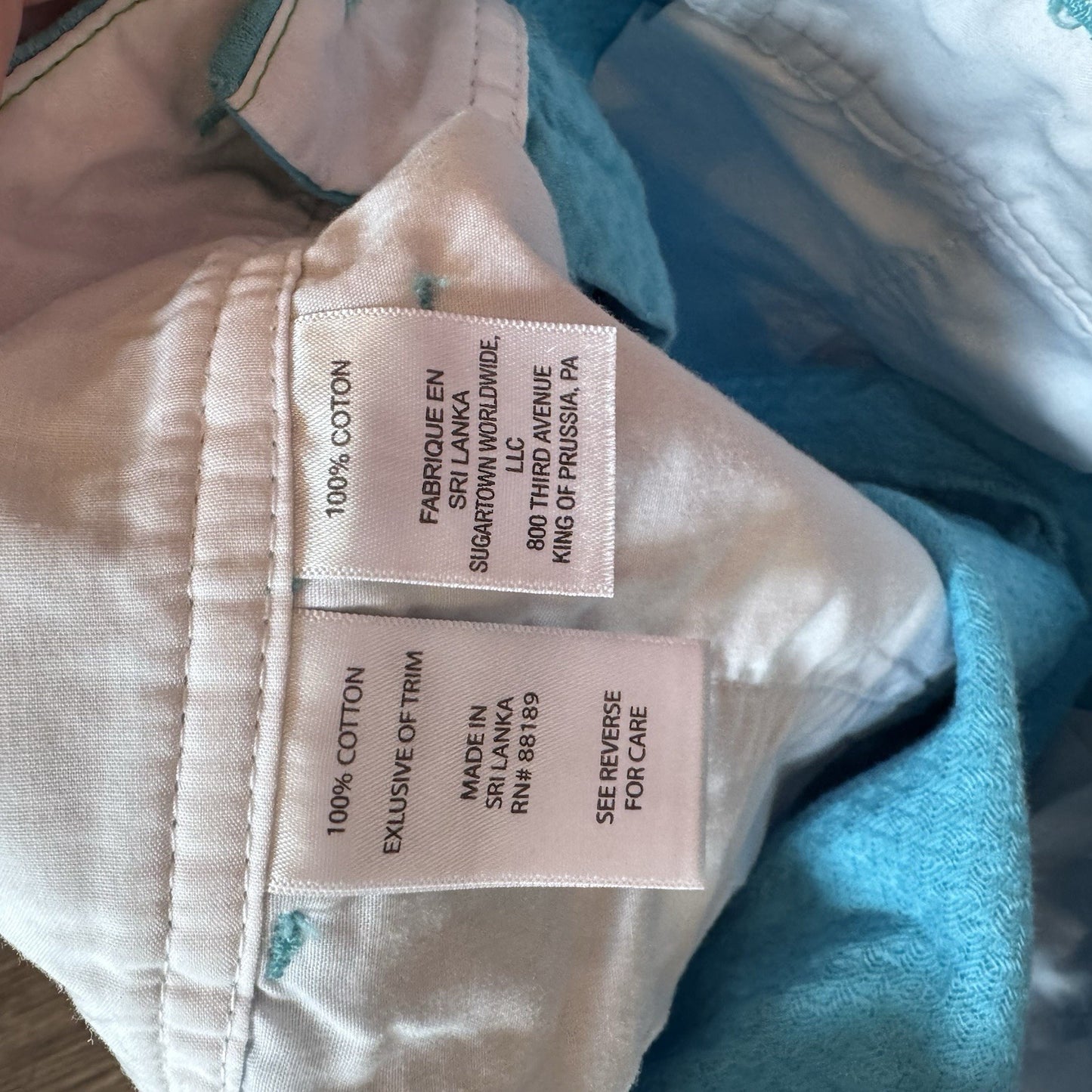 Lilly Pulitzer The Callahan Short Size 2 Aqua Blue Textured Cotton Seersucker