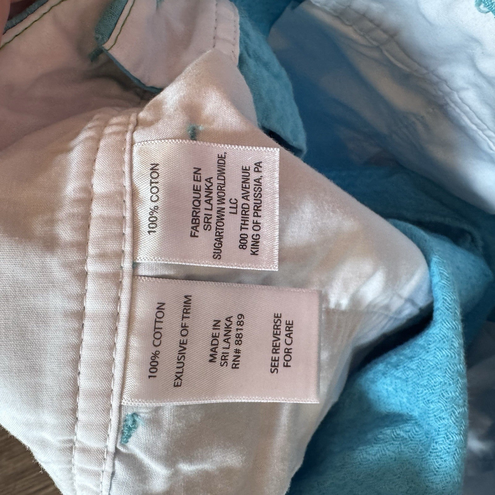 Lilly Pulitzer The Callahan Short Size 2 Aqua Blue Textured Cotton Seersucker