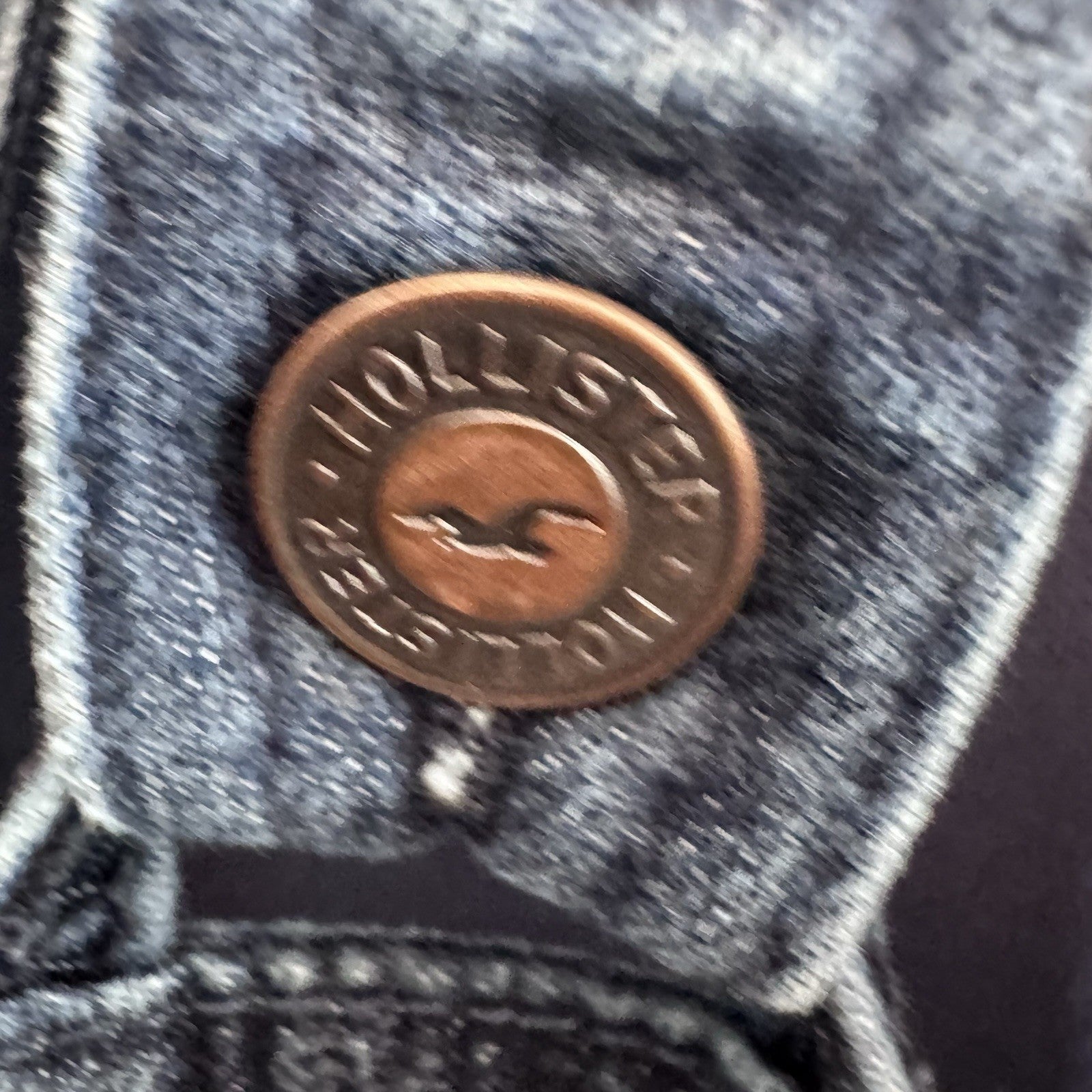 Hollister Denim Overalls Womens Small Acid Wash Skinny Stretch Bib Jeans