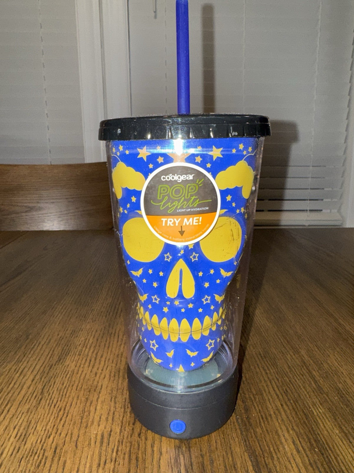 4 Cold Gear Insulated Travel Cups Halloween Day Of The Dead Light Up