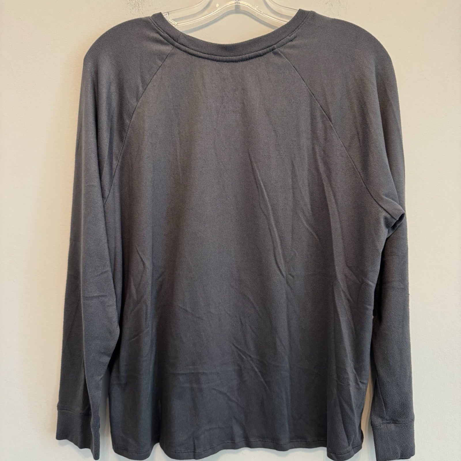 Hello Kitty Leopard Print Sweatshirt Womens Large Gray Sanrio Pullover