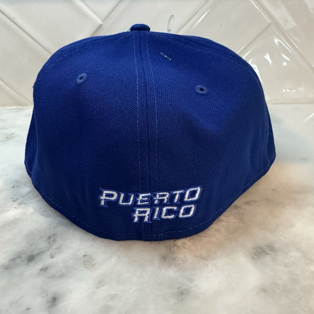 Puerto Rico World Baseball Classic New Era 59FIFTY Blue Fitted Cap Hat 7 1/4