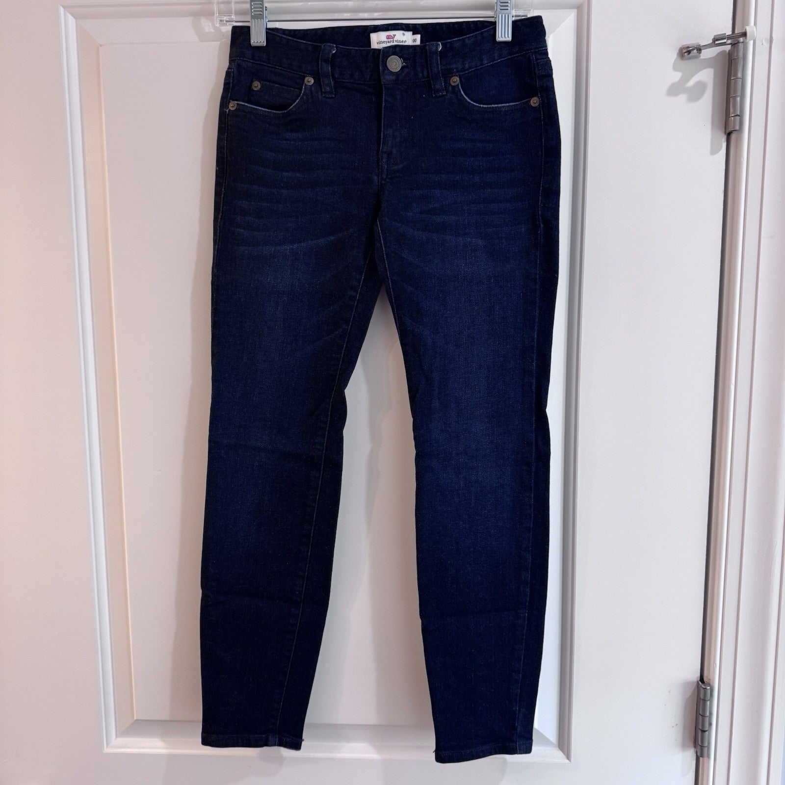 Vineyard Vines Womens Skinny Jeans Size 00 Dark Wash Stretch Denim