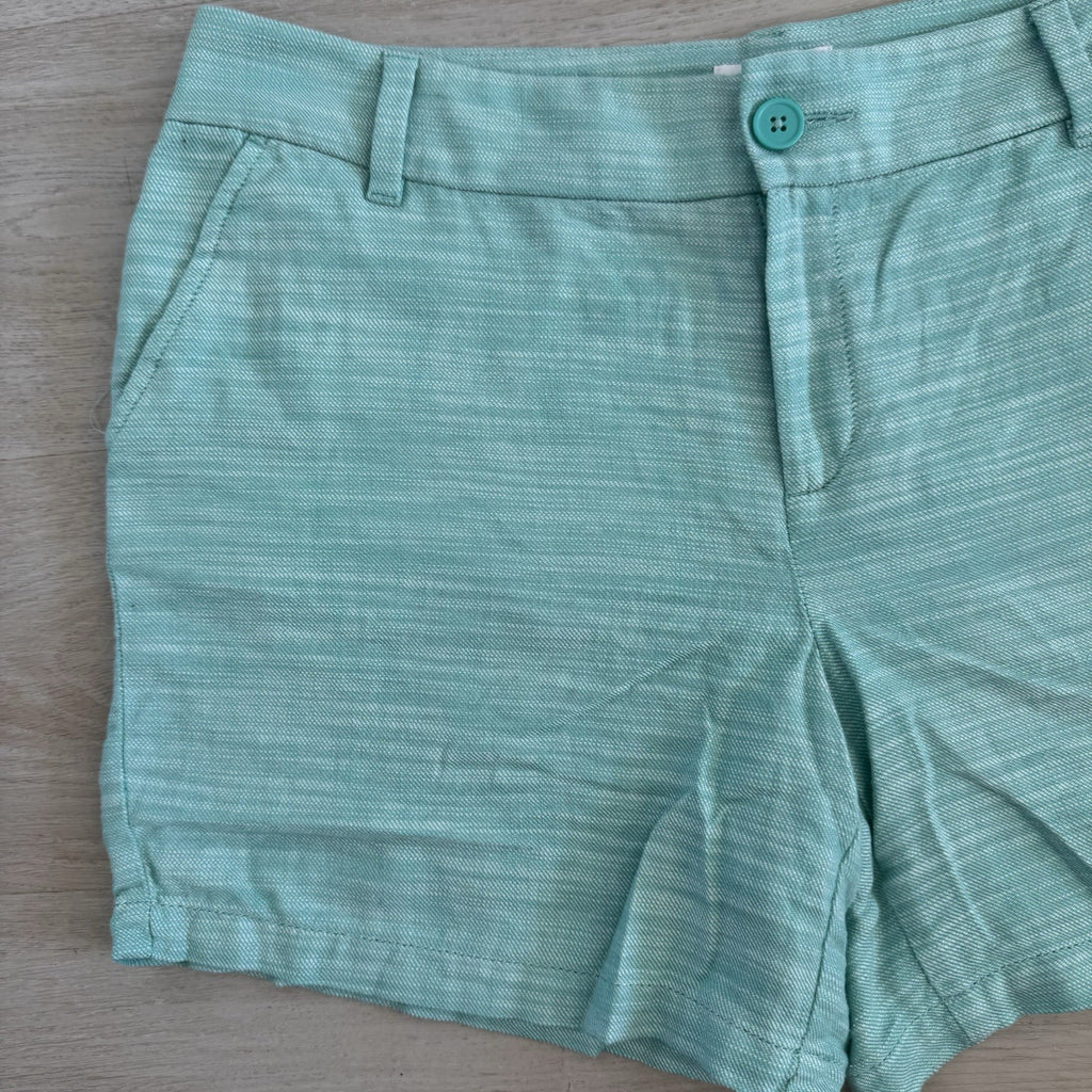 LOFT Outlet Mint Green Shorts Size 10 Cotton Summer Casual
