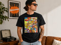 Nickelodeon Mens Black Nicktoons Rugrats Rocko SpongeBob CatDog T-Shirt sz L